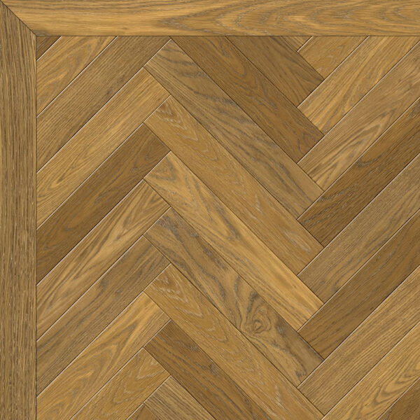Prefinished Oak Parquet - Medium Smoked Bespoke Oil Satin
