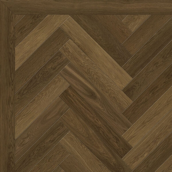 Prefinished Oak Parquet - Dark Smoked Woodlook Matt
