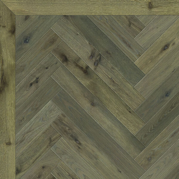 Prefinished Oak Parquet - Medium Smoked Bespoke Oil Matt