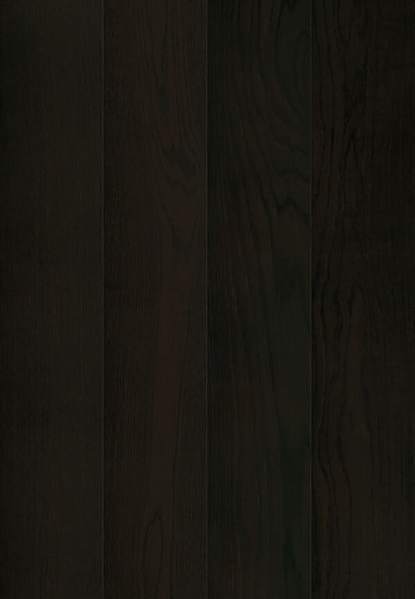 Prefinished Oak - Intense Black Satin