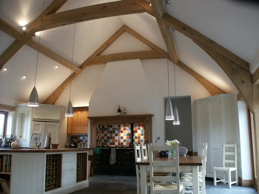 Custom Oak Beam Casings and Timber Moulding