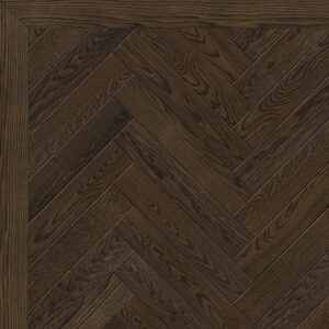 Prefinished Oak Parquet - Bespoke Oil Black Satin
