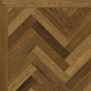 Prefinished Oak Parquet - Medium Smoked Satin