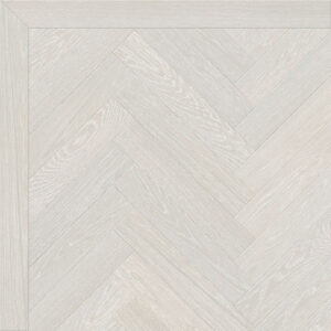 Prefinished Oak Parquet - Intense White Satin