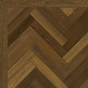Prefinished Oak Parquet - Dark Smoked Satin
