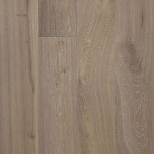 Prefinished Oak - Aged and Distressed Dark Smoked White Satin